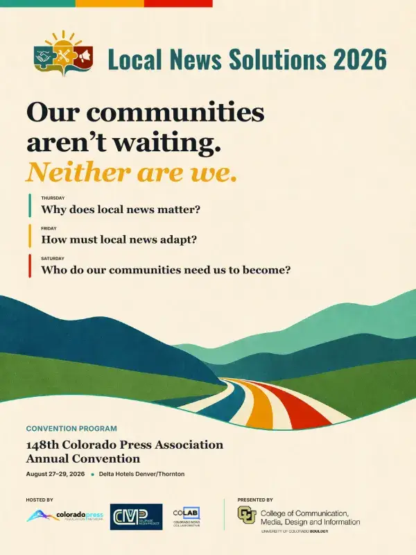 Local News Solutions 2026 program cover